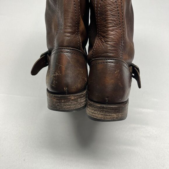Frye Tall Veronica Boots Leather Engineer Size 9 - Picture 6 of 11